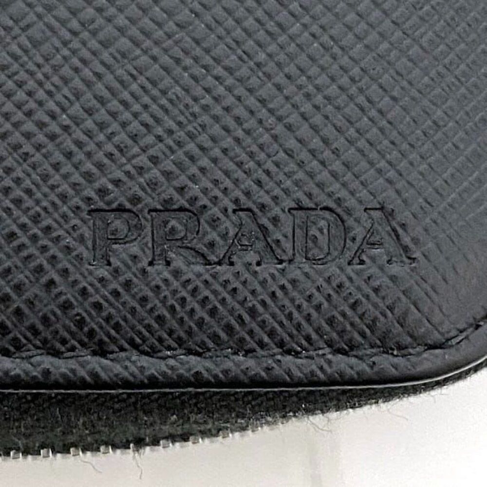 Prada Round Zipper Long Wallet Document Case - Picture 4 of 10